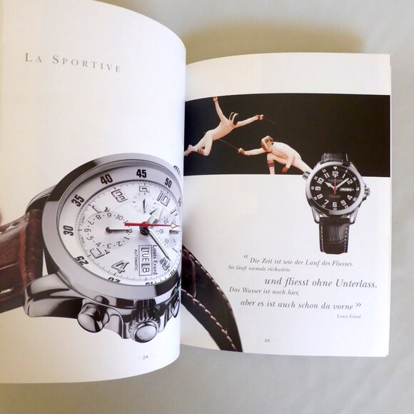 2000? LOUIS ERARD MENS WATCH CATALOG L ESPRIT DE TEMPS (PRE-OWNED) - Picture 8 of 15